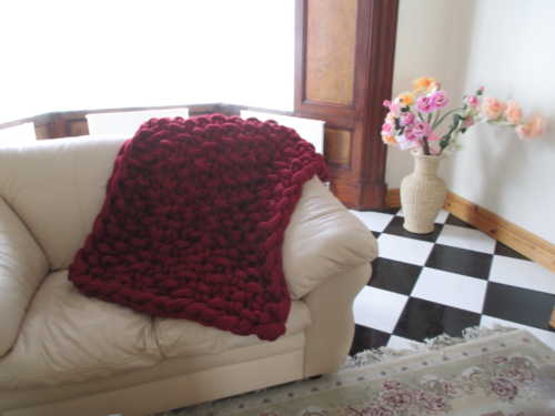 wool roving knits