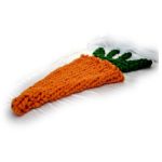 arm knitted carrot blanket