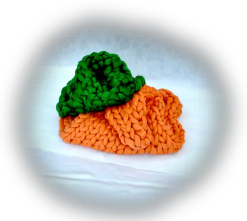 carrot blanket arm knitting