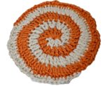 arm knitted swirl rug