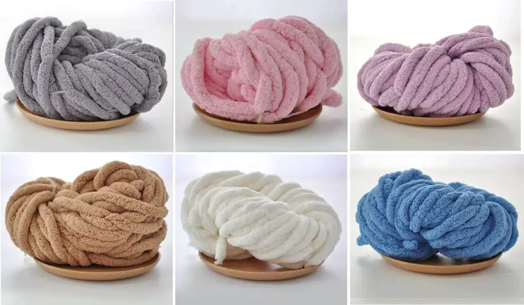 how much yarn do you need to arm knit a blanket