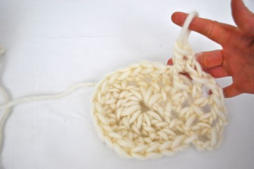 ohhio, becozi, arm knitting, hand knitting