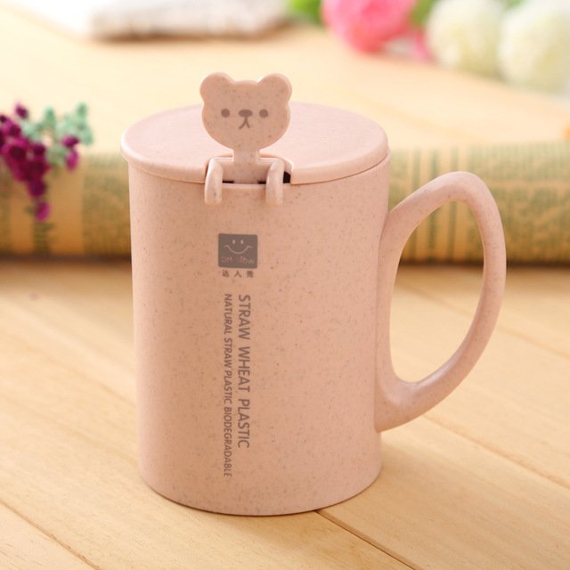 bear mug with spoon