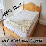 Diy Wool Mattress Topper Easy No Sew