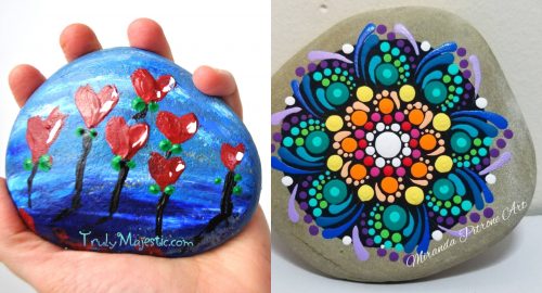 free stone painting tutorials