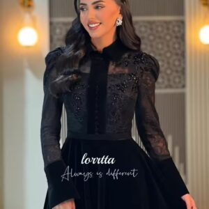 Modern Long Sleeve Autumn/Winter Formal Dress - Loretta Line