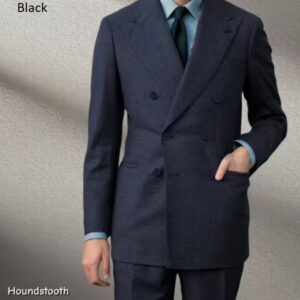 Mens 2 Piece Houndstooth Suits