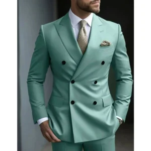 Men's Double Breasted Suit (Many Colors)