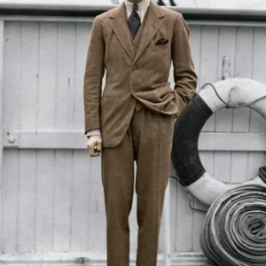 Men's Tweed Vintage Style Suit (Wool Blend)