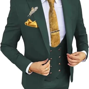 3 Piece Men's Wedding Suit