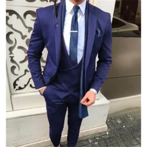 Men's Navy Blue Banquet Suit
