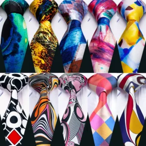 Men's Silk Splash Color Tie Sets